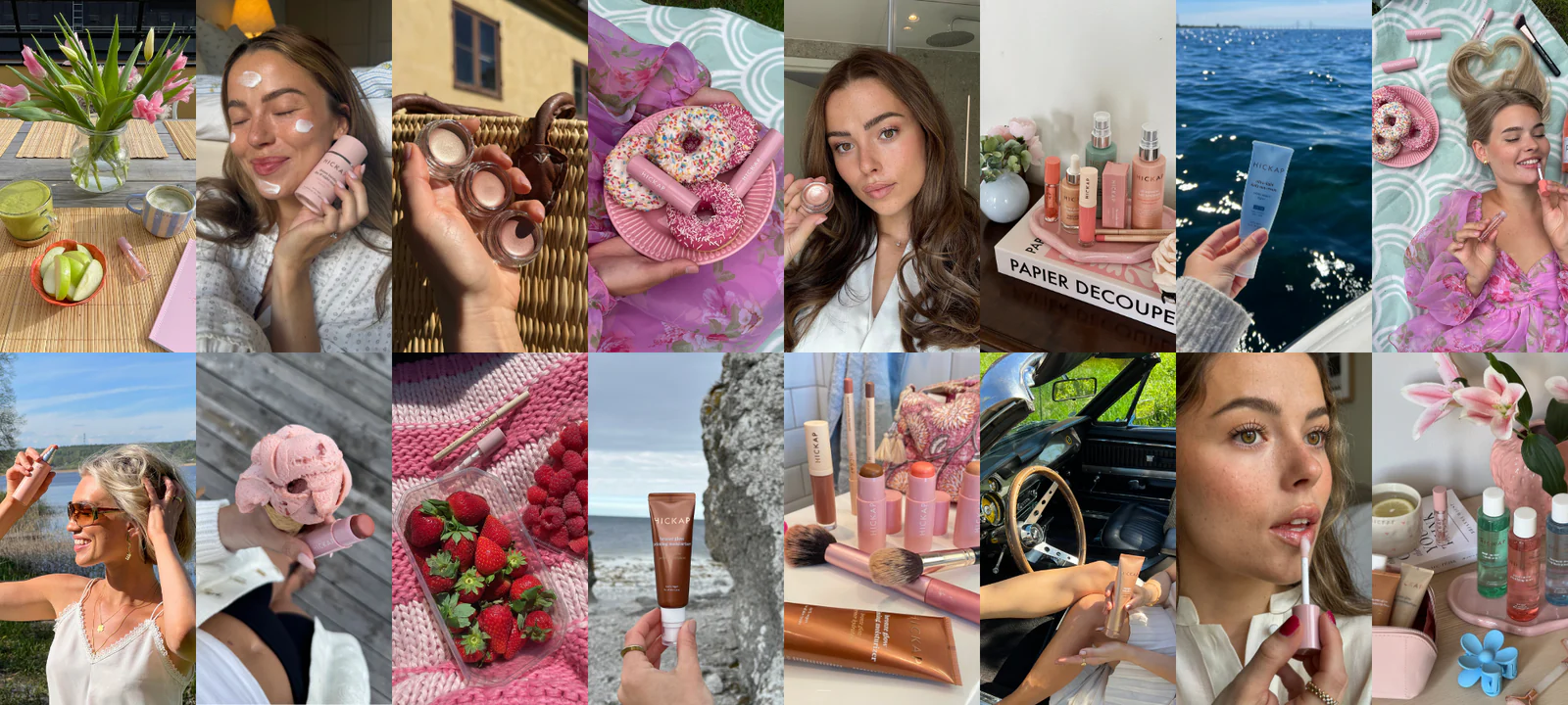 Vegansk skönhet med naturligt glow